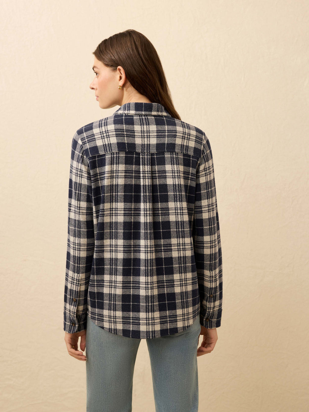 | Legend Sweater Shirt - Sapphire Lake Plaid | Faherty Brand