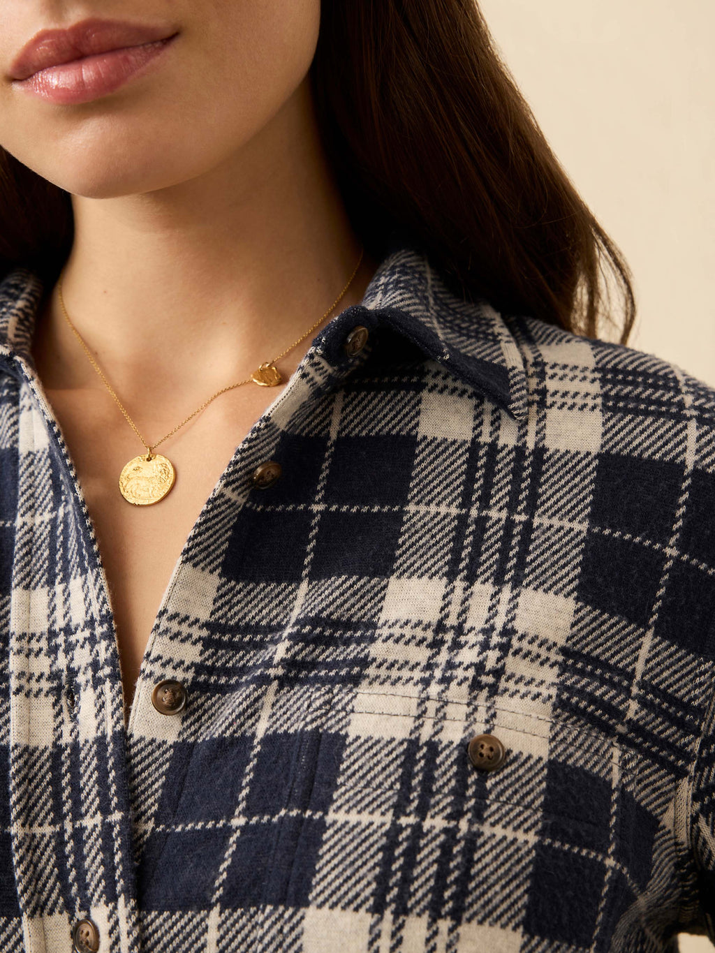 | Legend Sweater Shirt - Sapphire Lake Plaid | Faherty Brand