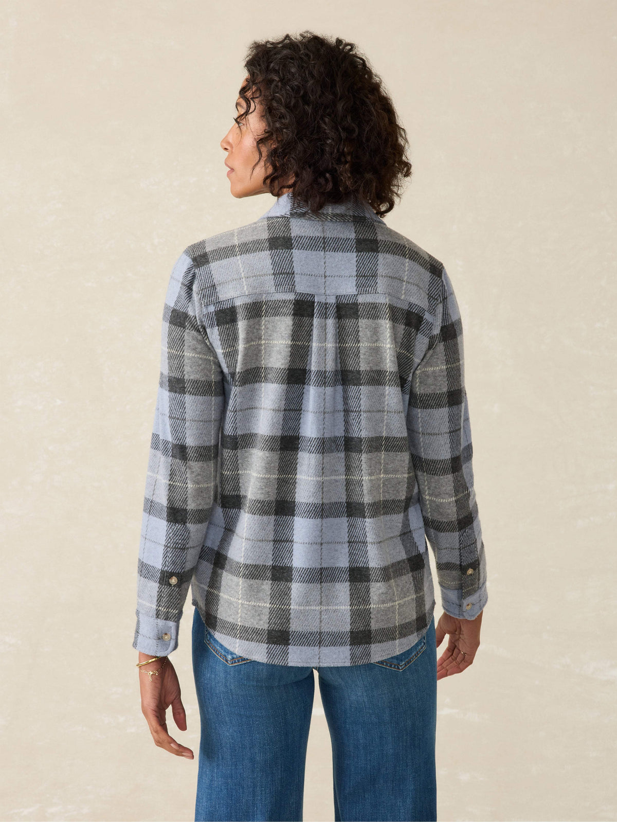 | Legend Sweater Shirt - True North Plaid | Faherty Brand