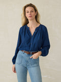 | Tried & True Easton Top - Deep Lagoon Wash | Faherty Brand